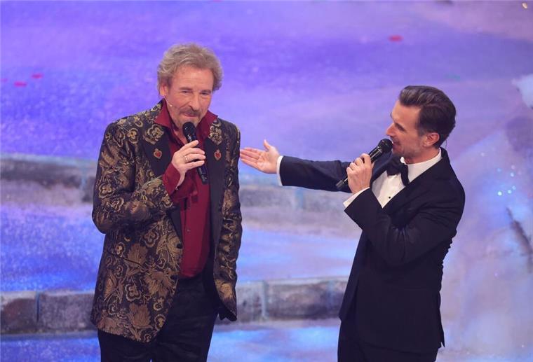 Auch der Auftritt von Thomas Gottschalk war mit Spannung erwartet worden.