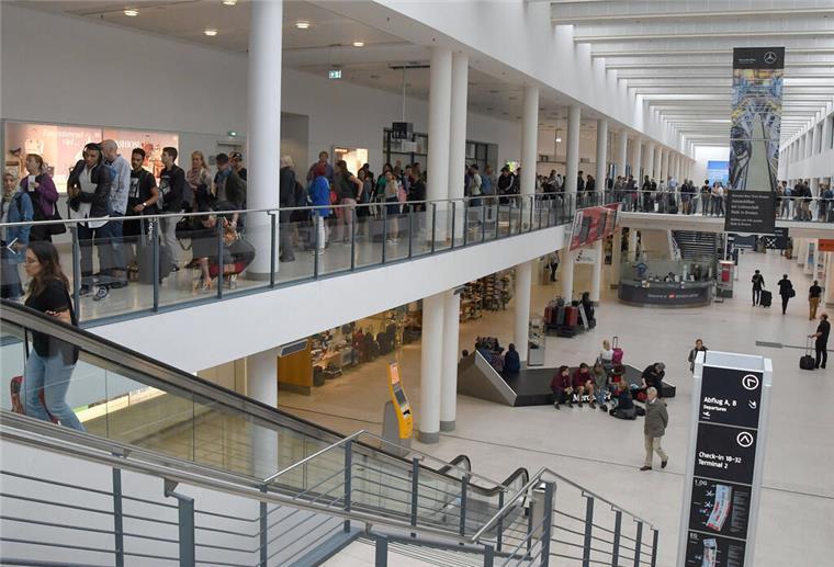 Auch der Bremer Flughafen wird bestreikt.