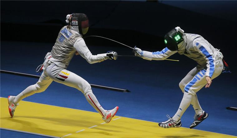 Zahl des Tages: 0 Auch Fechter Peter Joppich, Bronzemedaillengewinner in London 2012, blieb dieses Jahr ohne Medaille.