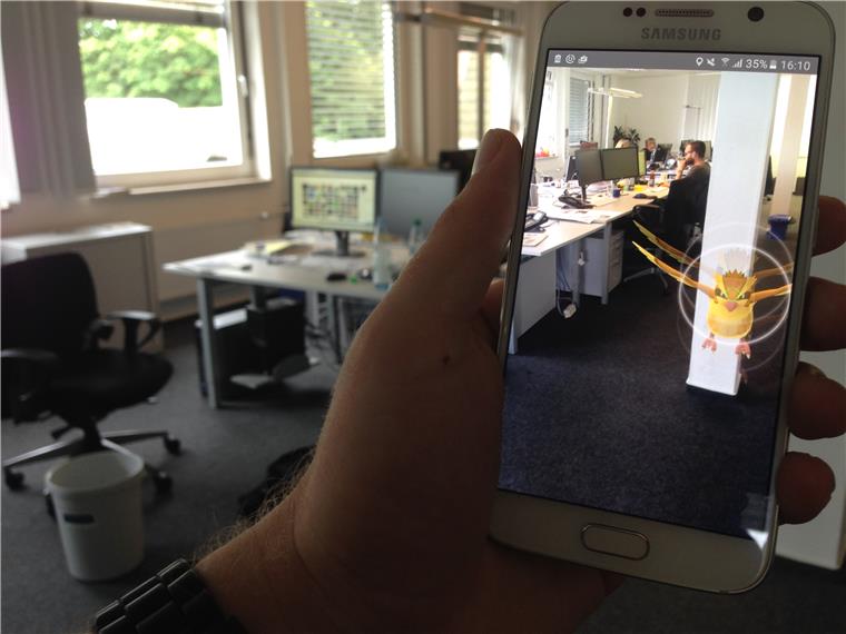 Warum sind alle so scharf auf Pokémon Go? Auch in den Redaktionsräumen der Nordsee-Zeitung verstecken sich Pokémon.
