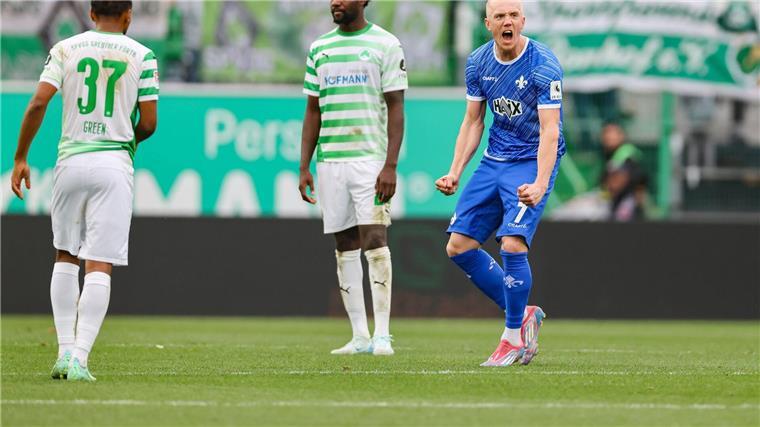 Nächstes Fürther Heim-Fiasko - 1:5 gegen Darmstadt Auch Isac Lidberg schlägt gegen Fürth zu.