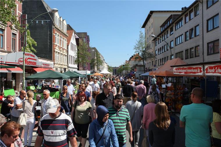 Auf dem Blütenfest in Geestemünde ist immer was los. 