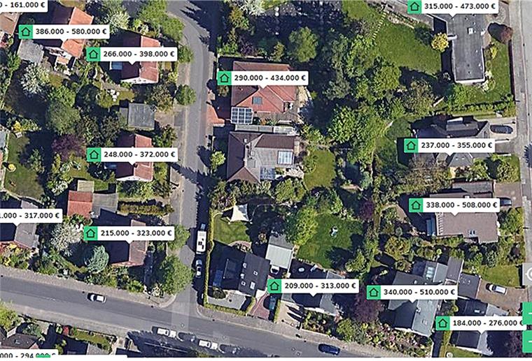 Alle können sehen, wie viel dein Haus wert ist Auf dem Immobilienportal Scoperty hat jedes Wohnhaus in Deutschland ein eigenes Preisschild.