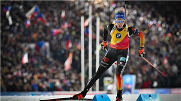 Auf die Gesamtweltcup-Führende Franziska Preuß warten schwierige Bedingungen.