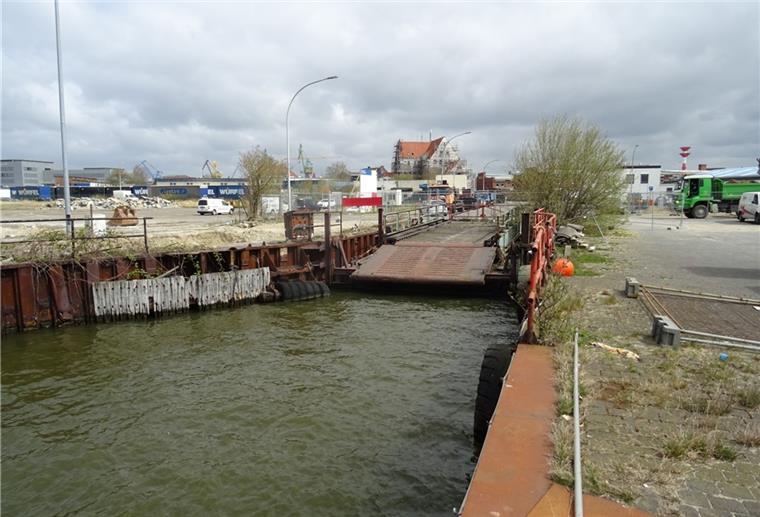 „Kaje 82“ wird ein Platz für luxuriöse Yachten Auf diesem Gelände sollen Yachten gebaut werden.