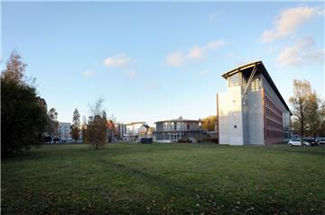 Bessere Bedingungen: Auf dieser grünen Wiese neben der Agentur für Arbeit soll der Neubau für das Jobcenter errichtet werden.