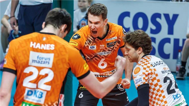 Neue Rivalen: Berlin und Lüneburg vor heißer Finalserie Auf Revanche eingestellt: die Berlin Volleys