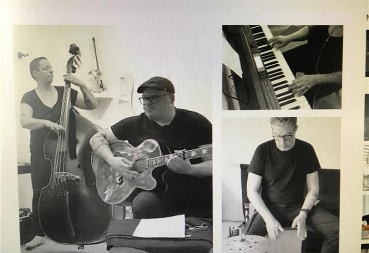 Neuer Song ist ein Appell Auf Youtube und auf Facebook präsentiert die Band Stufe 3 ihren aktuellen Song auf Plattdeutsch "We bliev to huus".