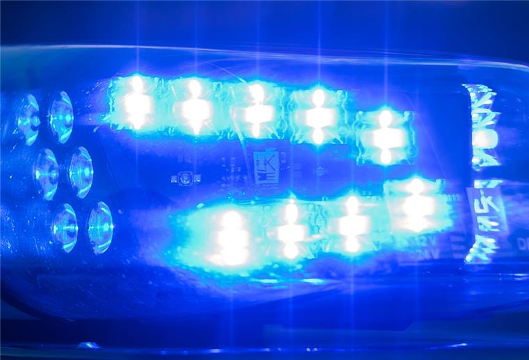 Blaulicht auf Polizeiauto