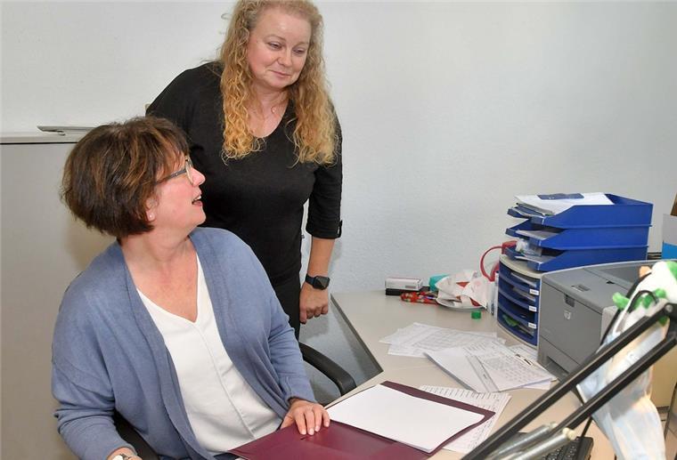 Verein Haus & Grund stellt sich vor B. Buddrus (links) und C. Golsch