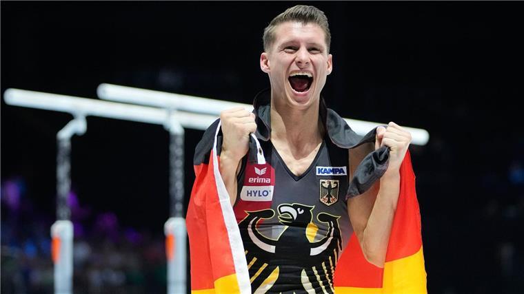 Deutsche Gold-Hoffnungen: Frauen haben die Nase vorn Barren-Spezialist Lukas Dauser ist Weltmeister an diesem Gerät und damit auch Gold-Anwärter für Paris (Archivbild).