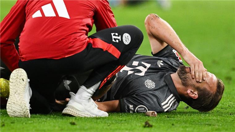 Bayerns Kane gibt vorsichtig Entwarnung: „Es ist okay“ Bayern-Star Harry Kane muss nach einem Zweikampf ausgewechselt werden.