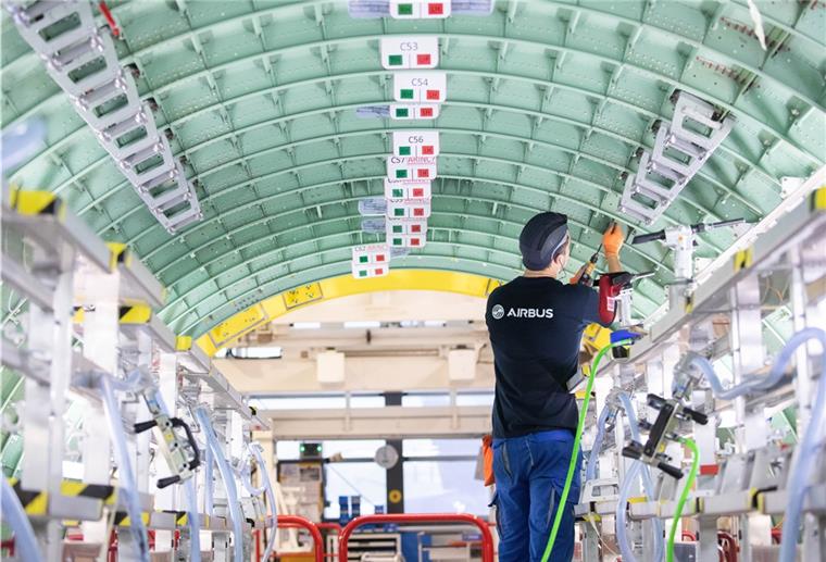 Bei Airbus stehen viele Jobs auf dem Spiel.