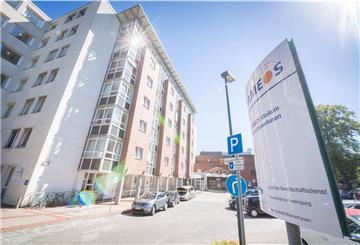 Blick auf das Ameos-Klinikum Bremerhaven-Mitte