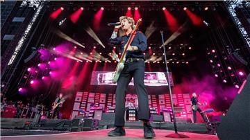 Bei den Festivals „Hurricane“ und „Southside“ im kommenden Jahr wird die US-amerikanische Rockband Green Day auf der Bühne stehen. (Archivbild)