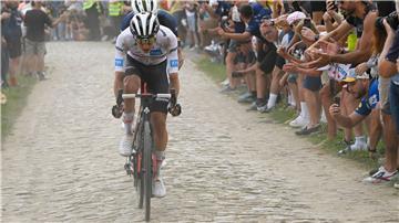Bei der Kopfsteinpflaster-Etappe der Tour de France 2022 wusste Tadej Pogacar zu überzeugen.