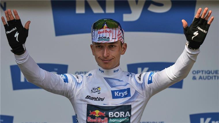 Ex-Trainer über Lipowitz: „Gestörter im positivsten Sinn“ Bei der Tour trägt Lipowitz das Weiße Trikot als bester Jungprofi.