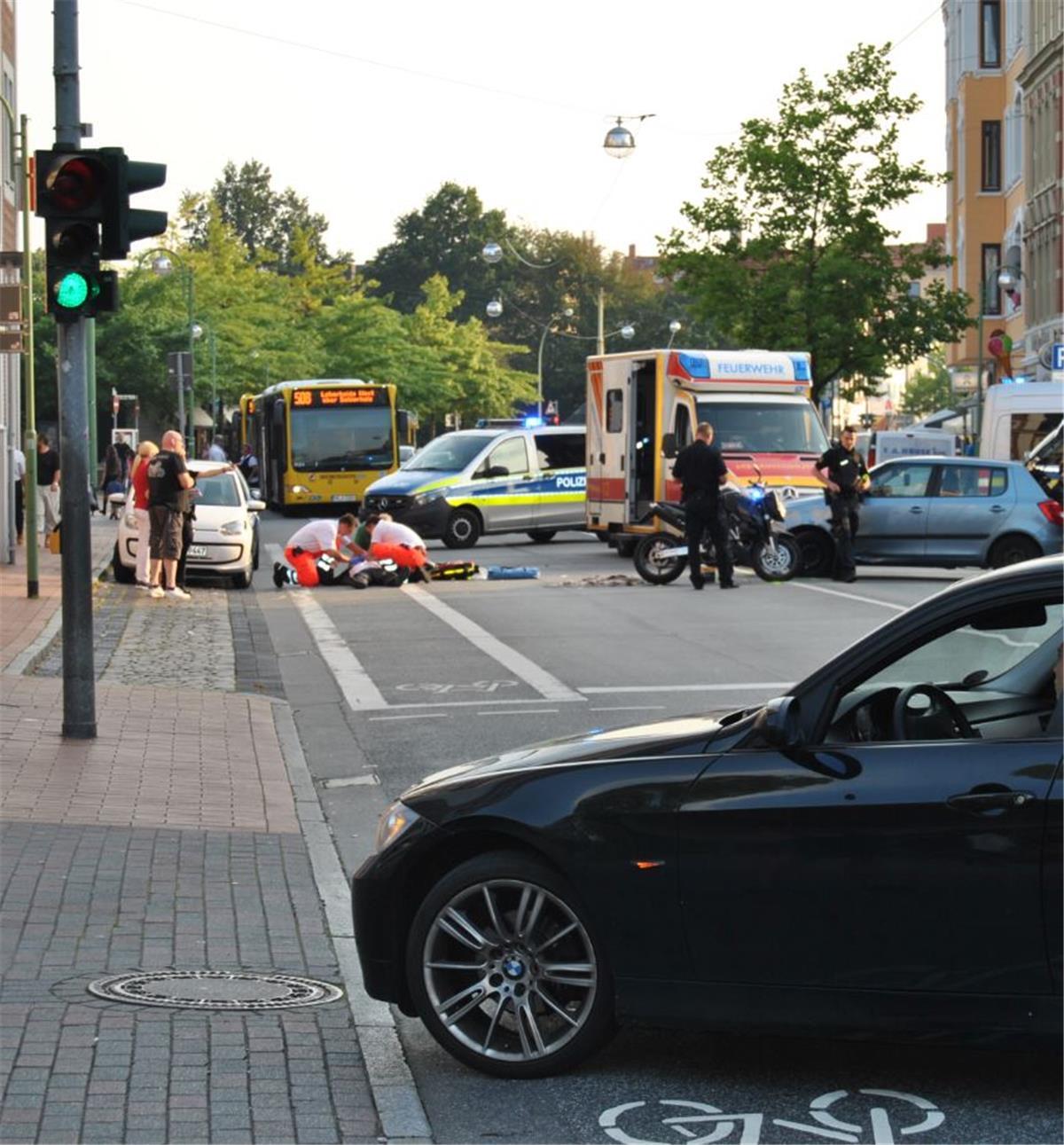 Bei einem Verkehrsunfall