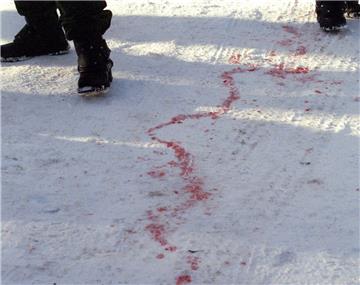 Bei einer Prügelei in der Stresemannstraße ist Blut geflossen.