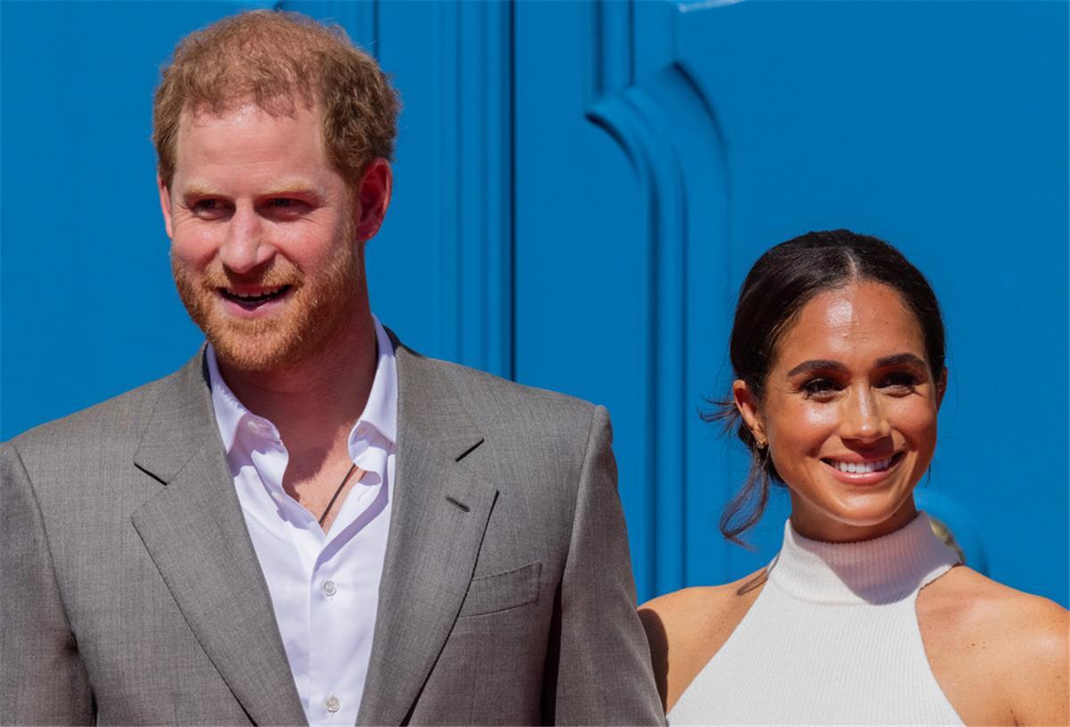 Der britische Prinz Harry, Herzog von Sussex, und seine Frau Meghan, Herzogin von Sussex,