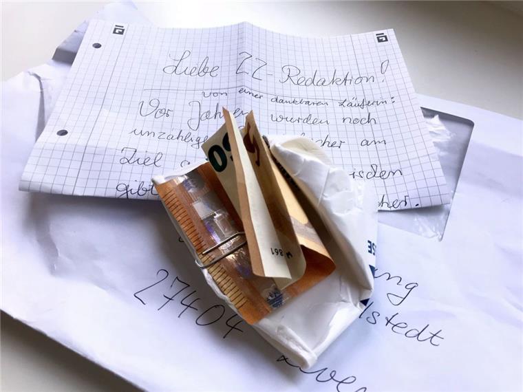 "Wilstedt bei Nacht": Anonyme Spenderin freut sich über Pappbecher Beim Abendlauf in Wilstedt gibt's mittlerweile Papp- statt Plastikbecher. Das gehört belohnt, findet eine Unbekannte, die 50 Euro springen ließ.