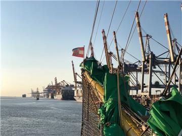 Beim Törn auf der &quot;Alexander von Humboldt II&quot; ging es über die Weser. ...