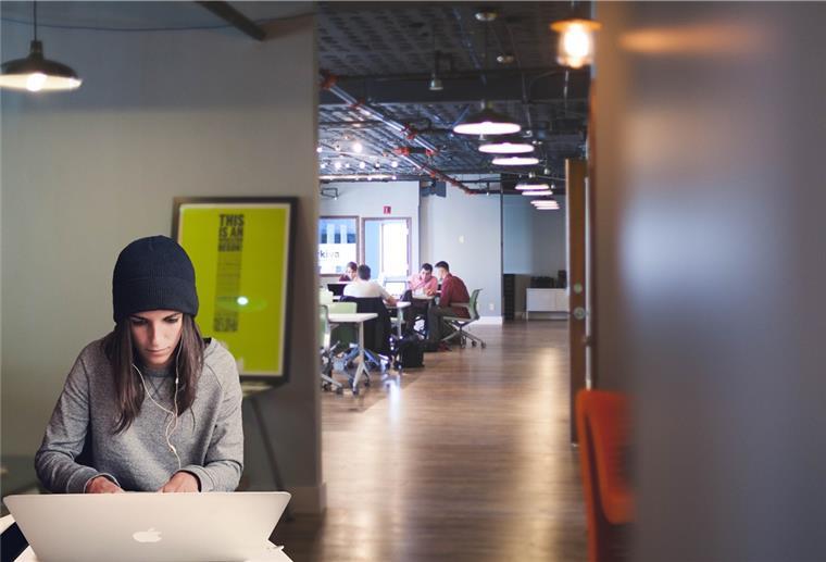 Besonders beliebt sind Cowworking-Spaces bei jungen Kreativen.