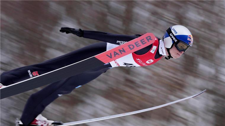 Podest weit weg: Skispringer verpatzen WM-Generalprobe Bester Deutscher auf Rang neun: Andreas Wellinger.