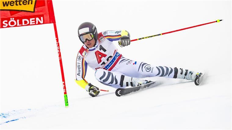 Deutsche Hoffnungsschimmer beim Sieg des Ski-Dominators Bester Deutscher beim Saisonauftakt in Sölden: Anton Grammel.