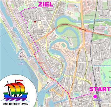 CSD in Bremerhaven: Veranstalter geben Demoroute bekannt CSD in Bremerhaven: Veranstalter geben Demoroute bekannt