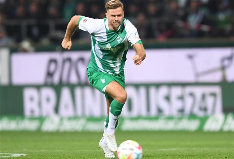 Werders Niclas Füllkrug steht auf Flicks vorläufiger WM-Liste Werders Niclas Füllkrug am Ball