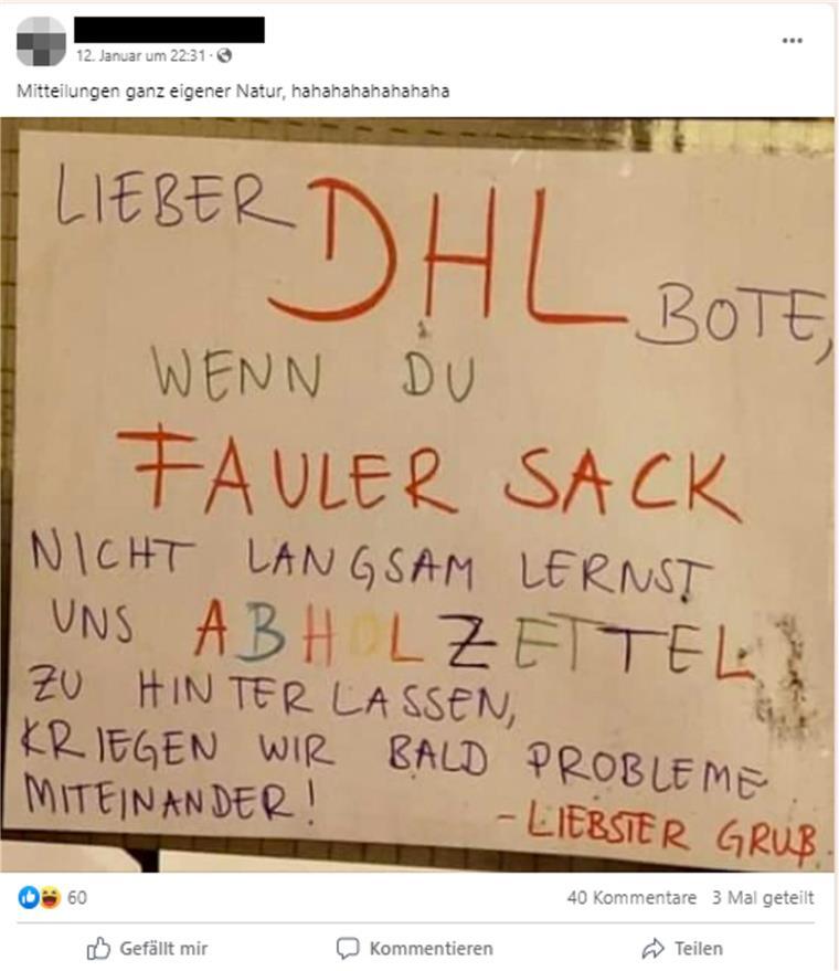 Katzenkümmerer und Balkonwerfer: So kreativ können Paketboten sein Katzenkümmerer und Balkonwerfer: So kreativ können Paketboten sein