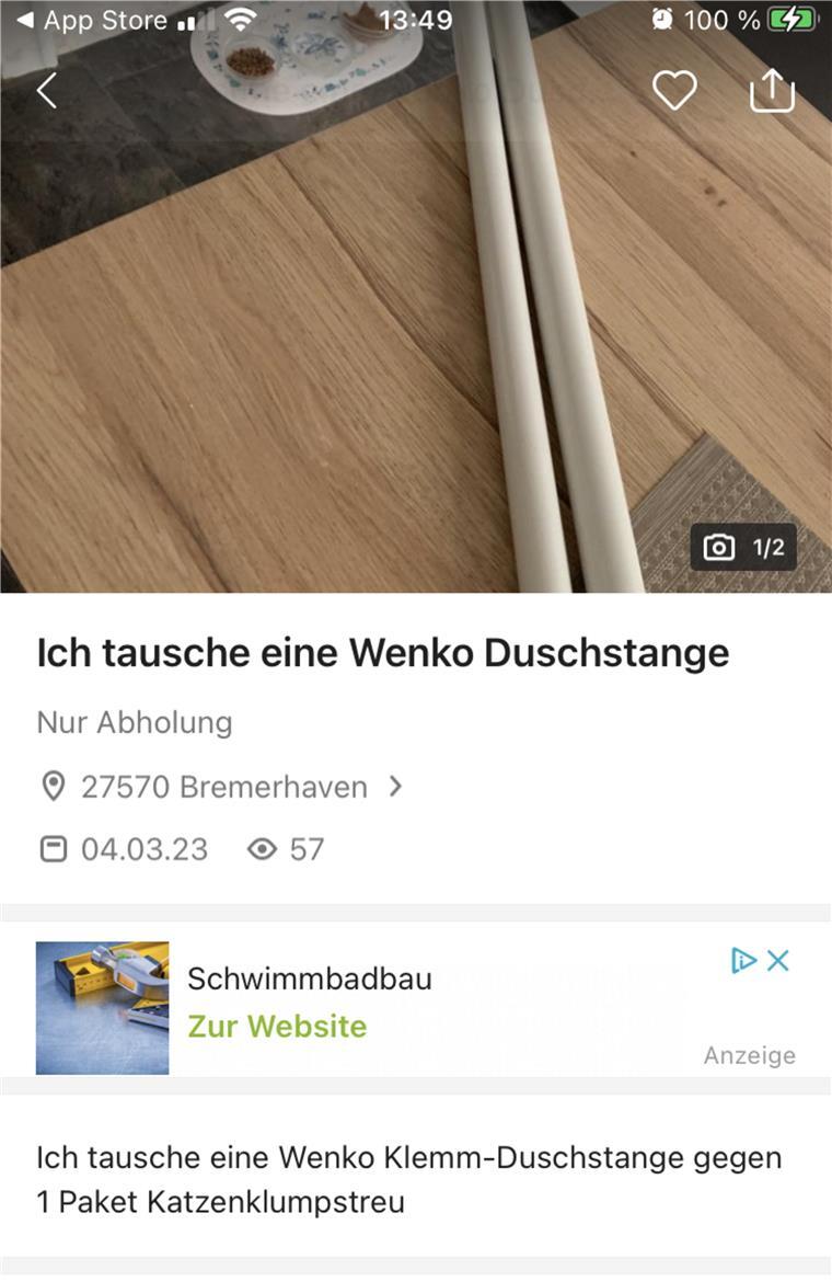 eBay Kleinanzeigen: Die verrücktesten Angebote in Bremerhaven - Teil 2 eBay Kleinanzeigen: Die verrücktesten Angebote in Bremerhaven - Teil 2
