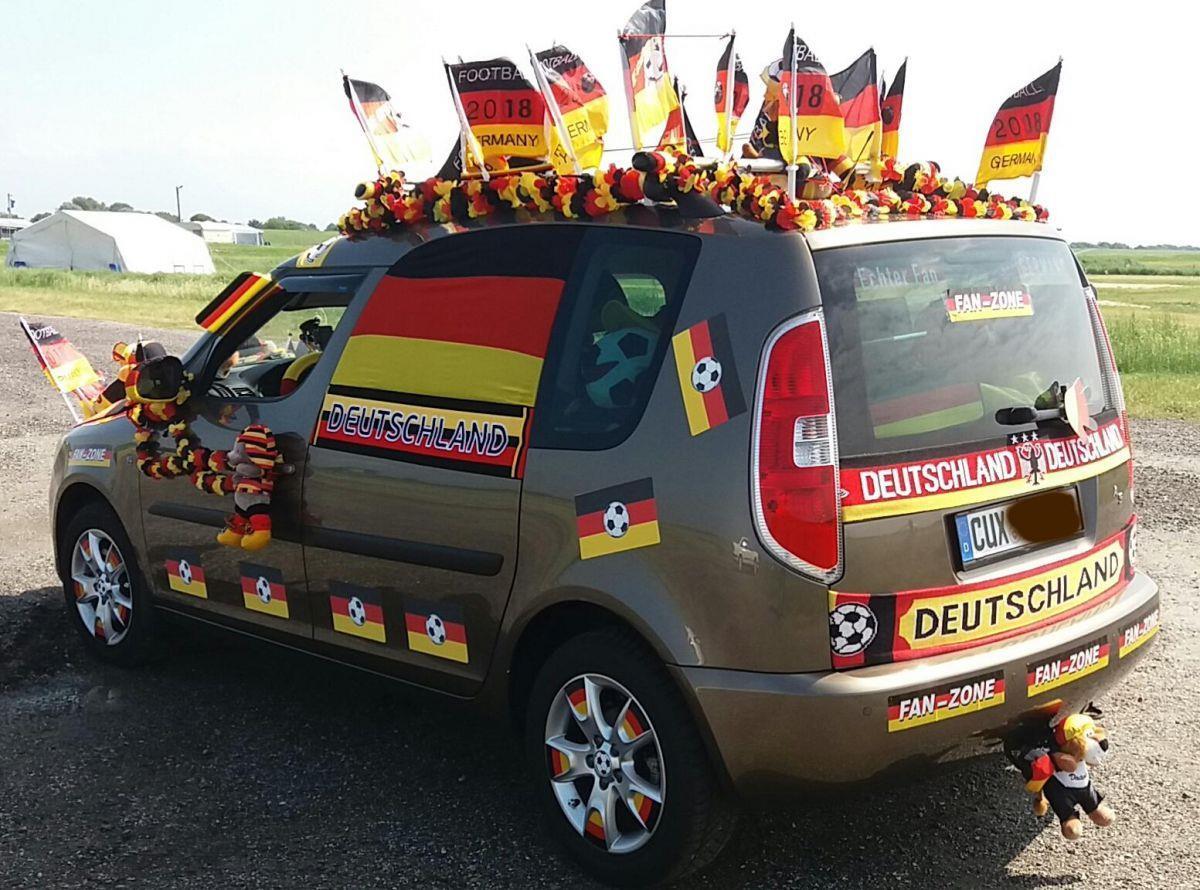 Dieses Auto aus Nordholz sorgt für beste WM-Stimmung Dieses Auto aus Nordholz sorgt für beste WM-Stimmung