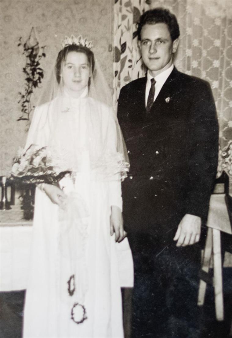 Egon und Rosemarie Brandt aus Grünhöfe feiern ihre Diamantene Hochzeit.