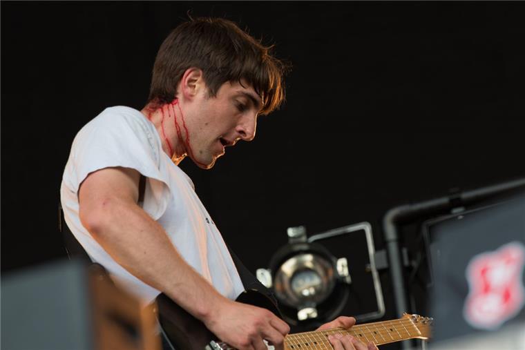 Hurricane Festival: Bilder vom ersten Tag Immer auf dem Sprung: Die Leoniden rocken die Mountain Stage.