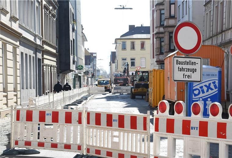 Bremerhaven: Kistnerstraße wird umgestaltet Die Kistnerstraße in Bremerhaven ist jetzt gesperrt.
