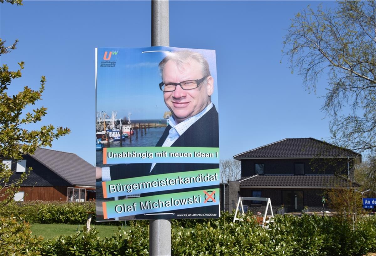 Butjadingen: So läuft der Wahlkampf in Krisenzeiten Butjadingen: So läuft der Wahlkampf in Krisenzeiten