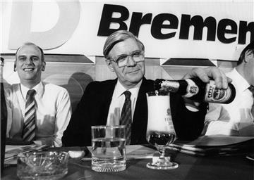 Helmut Schmidt - populär auch in Bremerhaven