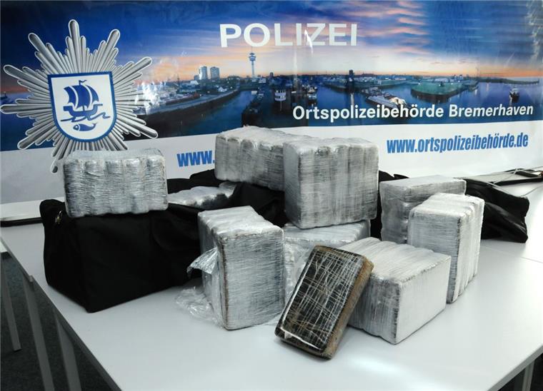 Bremerhavener Polizei beschlagnahmt Kokain in Millionenwert Bremerhavener Polizei beschlagnahmt Kokain in Millionenwert