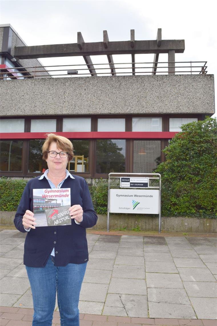 50 Jahre Kreisgymnasium Wesermünde: Die Konkurrenz schläft nicht Birgit Becker will die Schule auch in Zukunft weiterentwickeln.