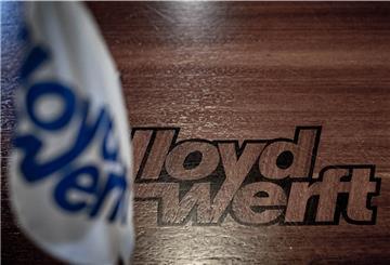 Der Schriftzug "Lloyd Werft"