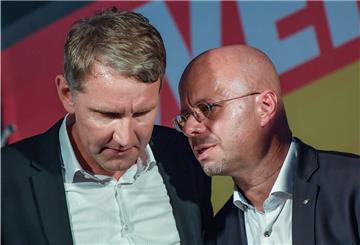 Björn Höcke (links) und Andreas Kalbitzgelten als Vertreter des „Flügels“.