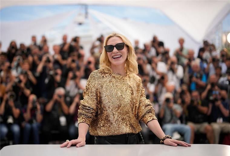 Cate Blanchett als Kanzlerin in Cannes Blanchett ist bei den Filmfestspielen Cannes im Film „Rumours“ als deutsche Kanzlerin zu sehen.