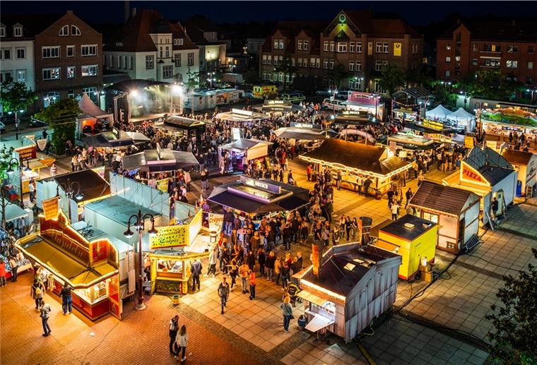 Blick aufs Stadtfest 2019 auf dem Nordenhamer Marktplatz. 2021 soll sich einiges ändern.