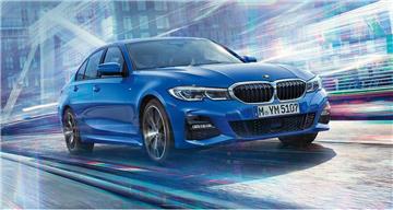 Limousine BMW 3er blau von Bobrink