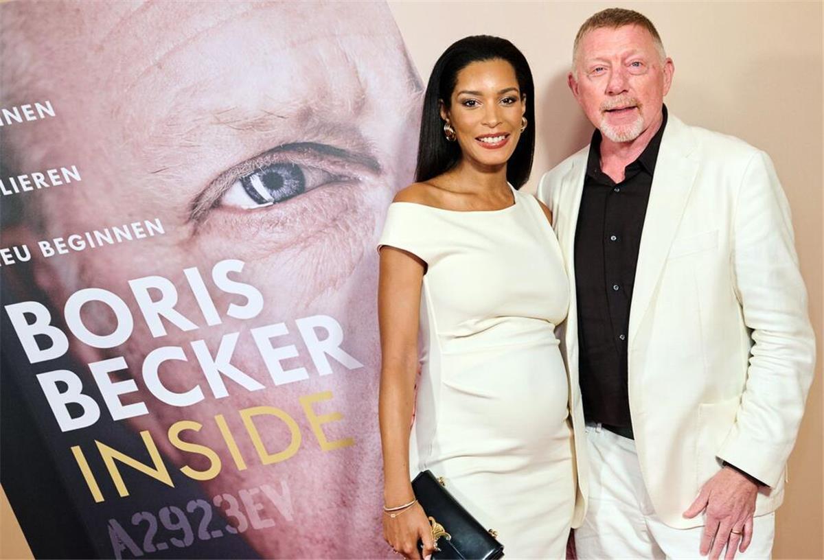 Boris Becker mit seiner Frau Lilian de Carvalho Monteiro.