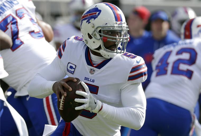 NFL-Spiele im TV: Nächste Saison übernimmt RTL-Gruppe Buffalo Bills Tyrod Taylor in Aktion