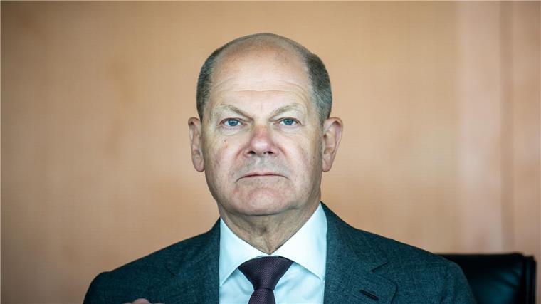 Wahlkampfabschluss in Bremen: Scholz spricht auf Marktplatz Bundeskanzler Olaf Scholz in Berlin.