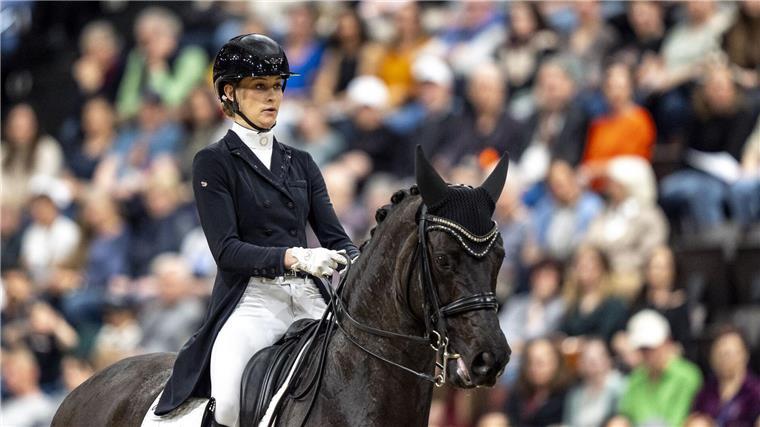 Weltcup-Finale: Kein Titel für Isabell Werth Carina Scholz ritt erstmals beim Weltcup-Finale.